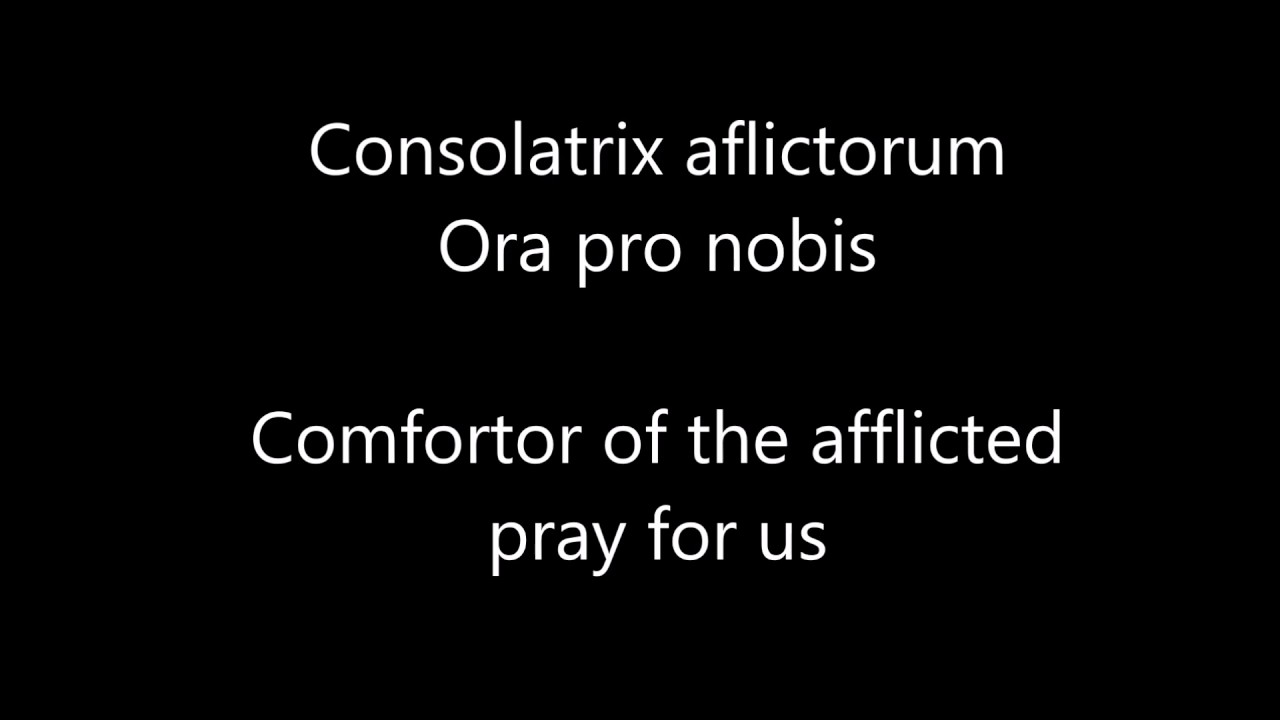 Litany of Loreto in Latin