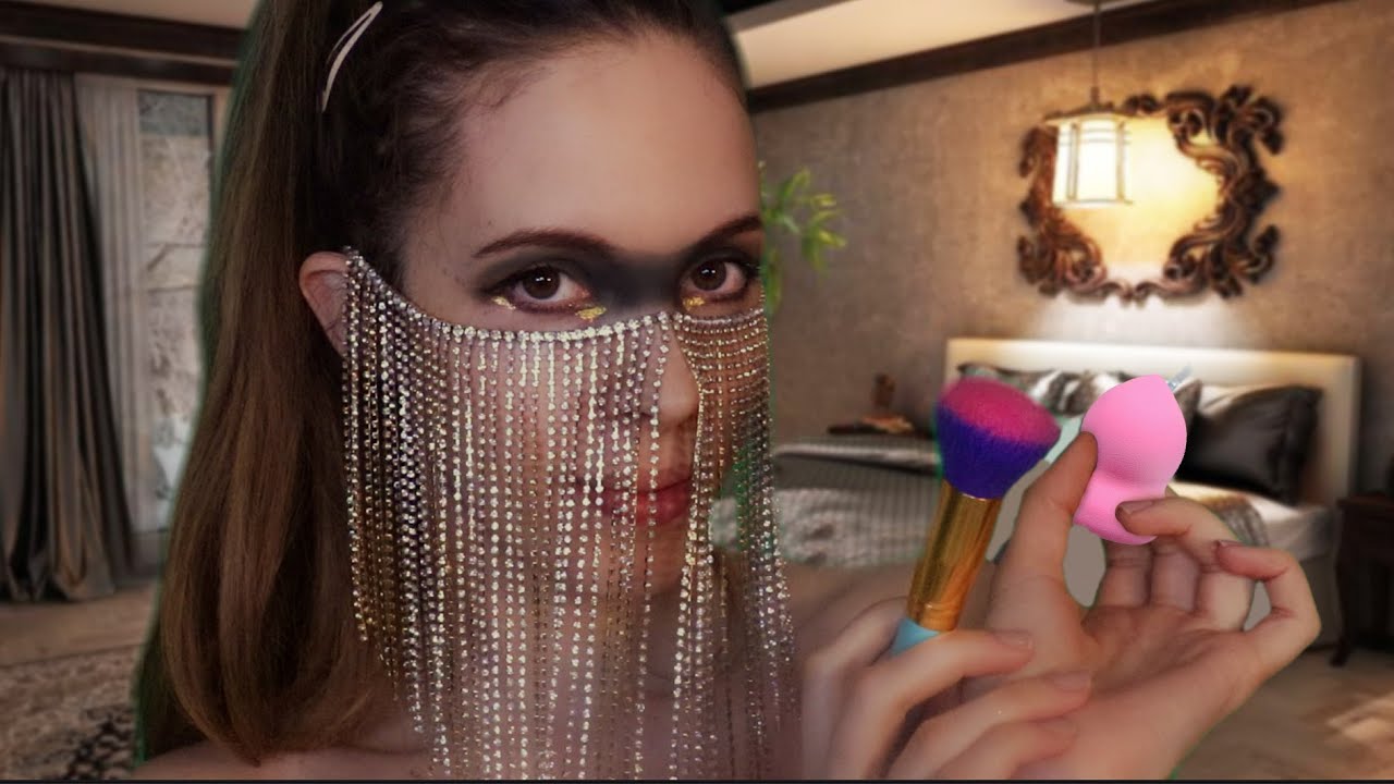 ASMR Drawing On Your Face For Masked Ball - Personal Attention