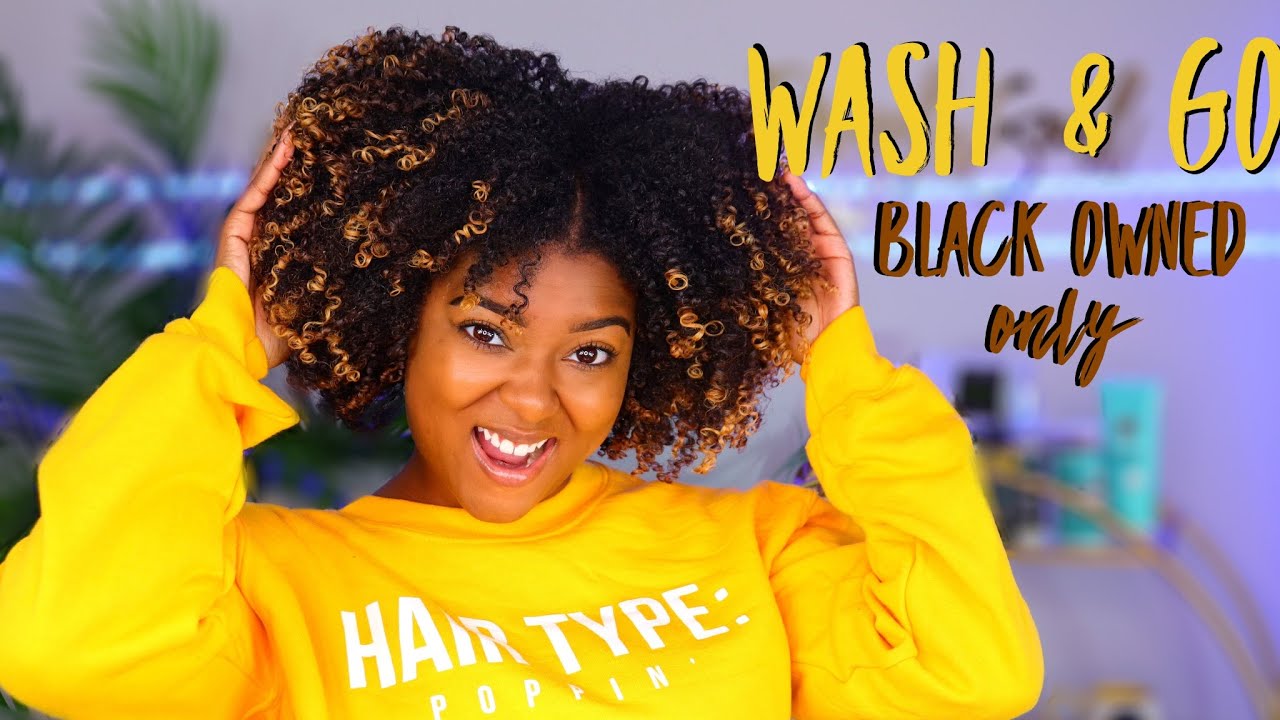Bomb A** Wash & Go Routine w/ Black Owned Products | Curl Daze Hair, Miche, TreLuxe, Mielle