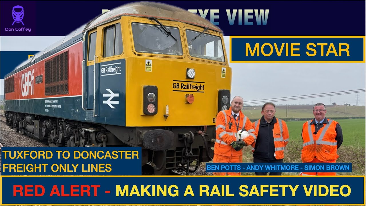 Movie Star!  Boughton to Doncaster and filming at Ollerton