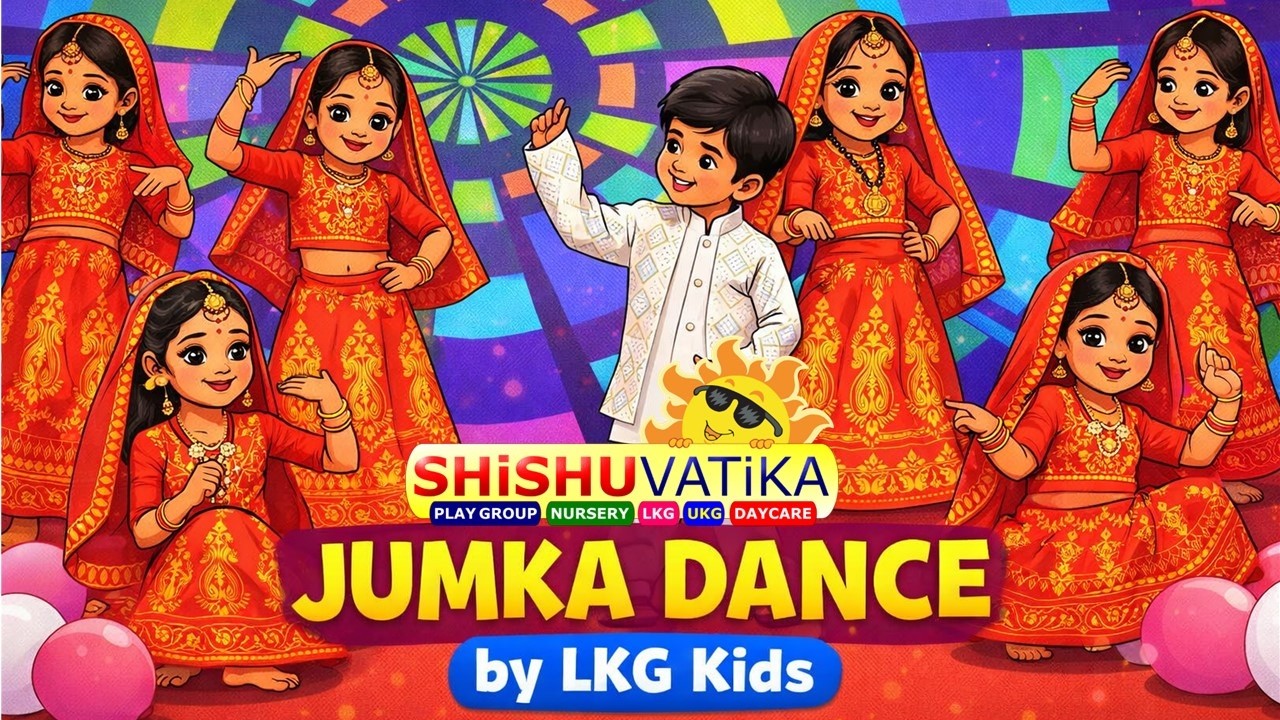 Adorable LKG Kids Rock “Jhumka” Dance | Shishu Vatika Annual Day 2026