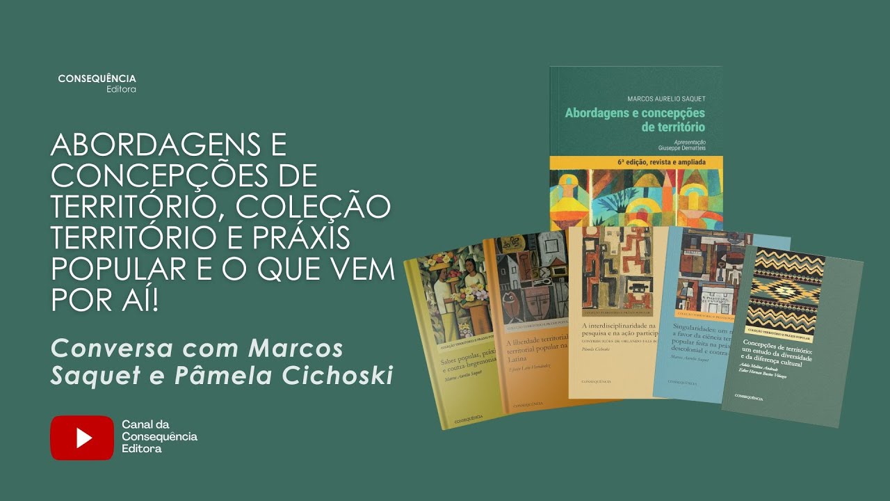 Conversa com Marcos Aurelio Saquet e Pâmela Cichoski