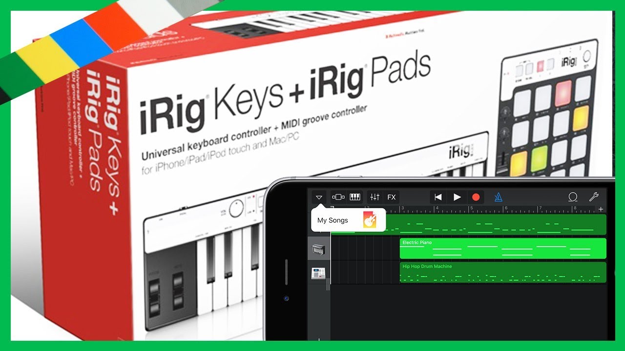 PIANO & PADS POUR IPHONE ! - (Test iRig Keys & Pads avec GarageBand)