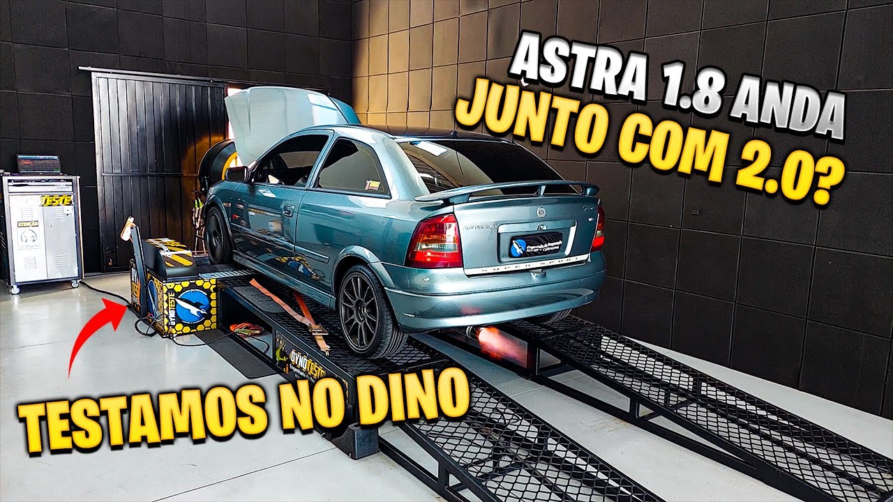 Astra 1.8 anda junto com 2.0? testamos no dino! Intake + Remap + Enquadramento