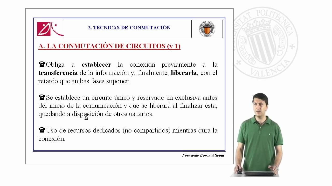 Conmutación en redes de datos |  | UPV