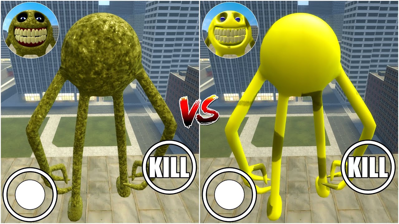ORIGINAL vs SPONGEBOB MUTANT | What if I Become Roblox Innyume Smiley's Stylized Nextbot in GMOD!
