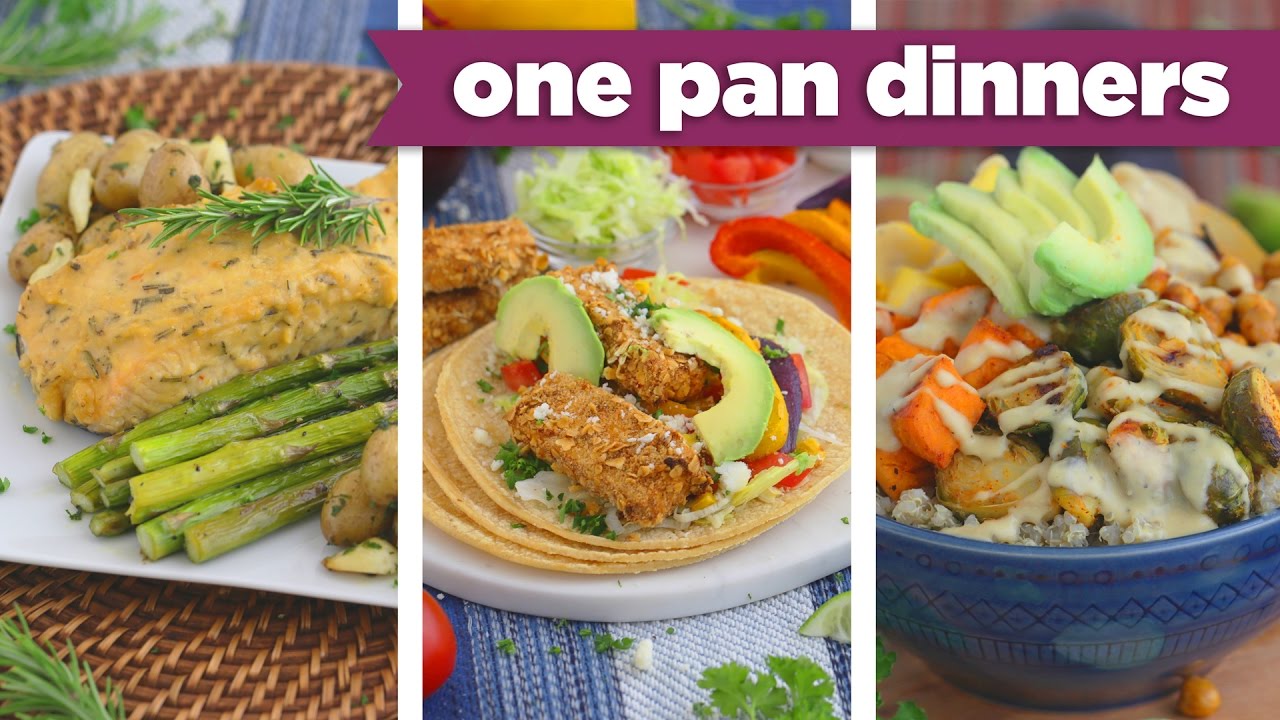 ONE PAN Healthy Sheet Pan Dinners! - Mind Over Munch
