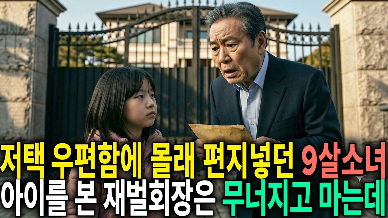 죽은 아들의 편지를 들고 나타난 9살 소녀… 재벌회장은 결국 무너졌습니다