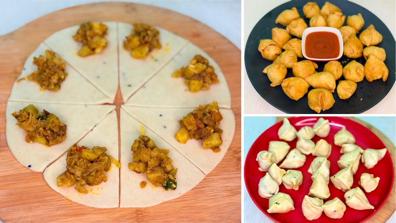 ১ কাপ আটা দিয়ে ২৪ পিস সিঙ্গারা বানানোর টেকনিক তাও ভাঁজ দেওয়ার ঝামেলা ছাড়া | Mini Singara Recipe
