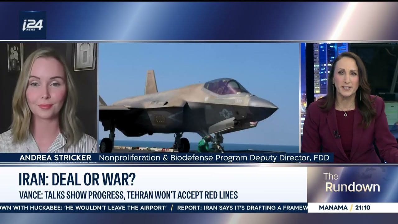 Andrea Stricker on whether an Iran conflict will be imminent – i24 News
