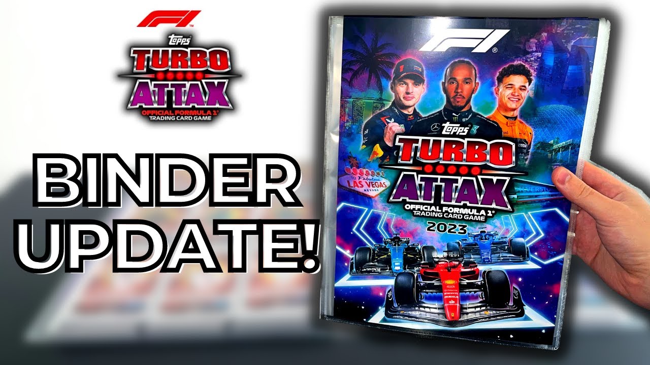 BINDER UPDATE FEATURING RARE CARDS! | TOPPS FORMULA 1 TURBO ATTAX 2023 | MY COLLECTION PROGRESS