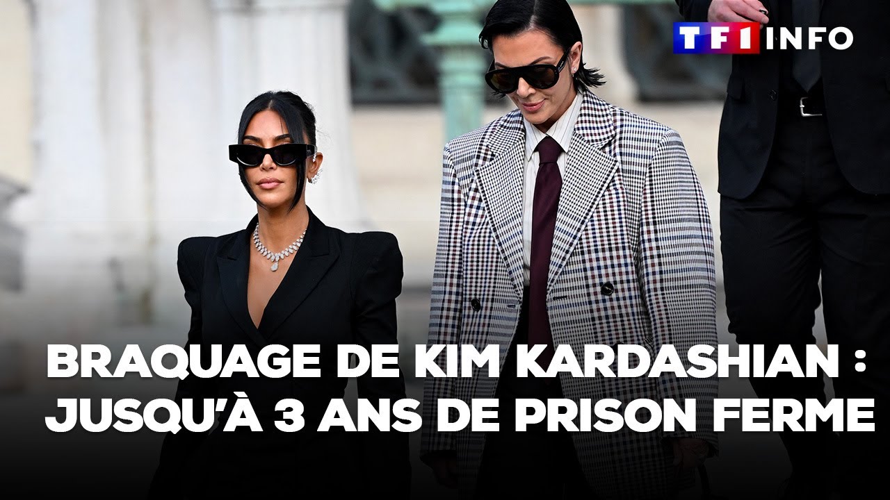 Braquage de Kim Kardashian : jusqu'à 3 ans de prison ferme pour les 