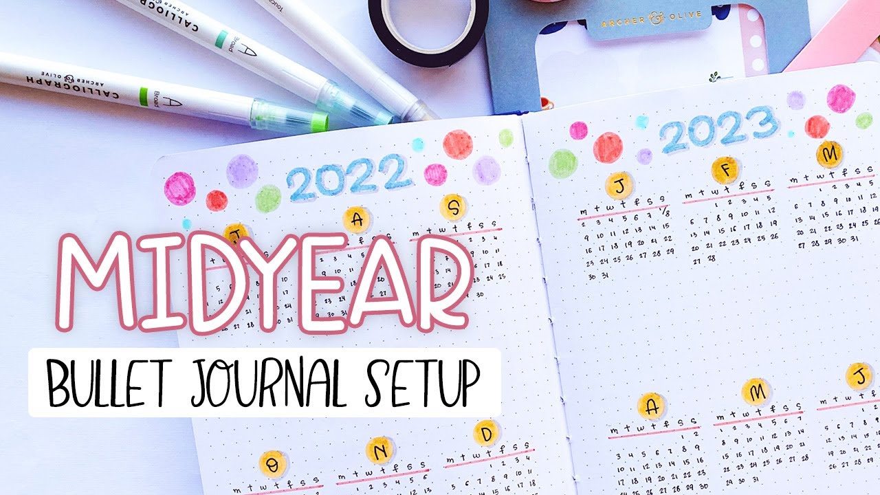 Midyear Bullet Journal Setup: August 2022 Plan With Me