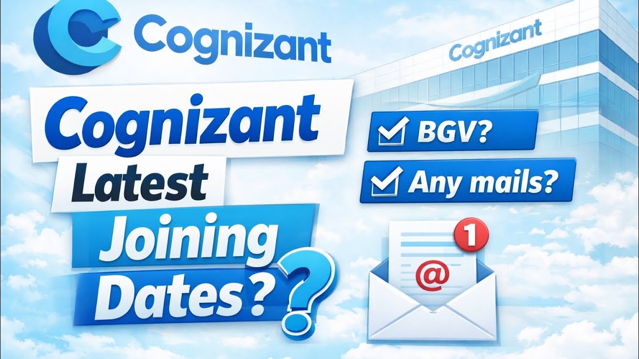 Cognizant latest joining date