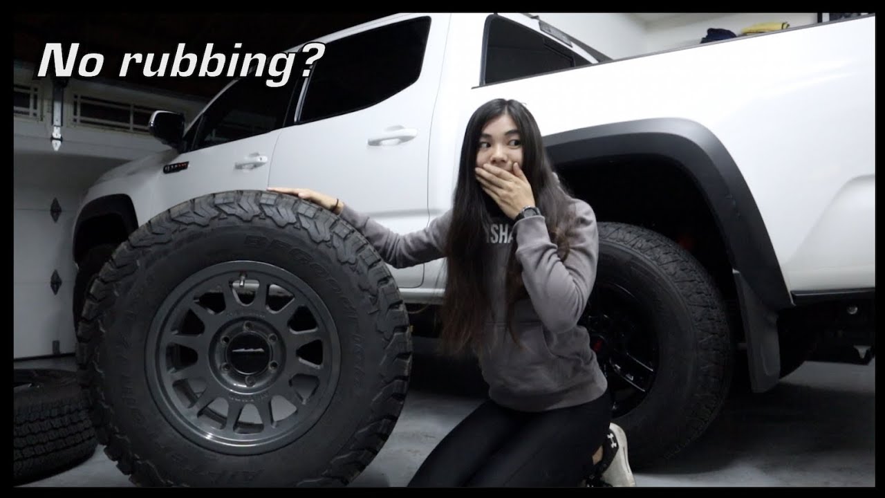 Установка шин 285 на Tacoma TRD Pro
