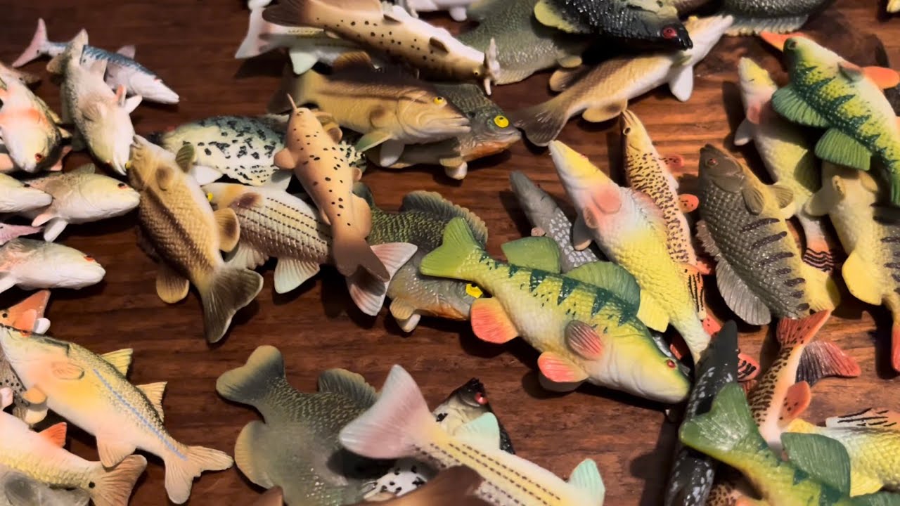 Huge Toy Fish Factory Figure Haul 
