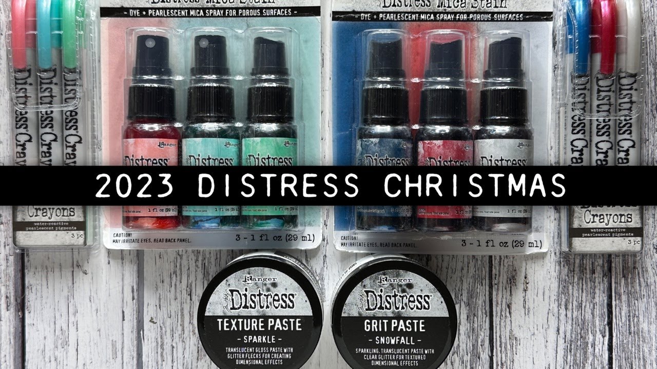 Tim Holtz Distress Christmas Techniques (2023)