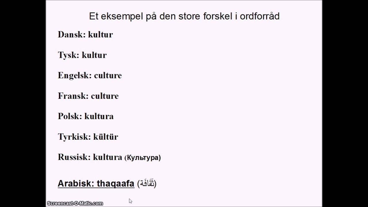 Arabisk lektion 1