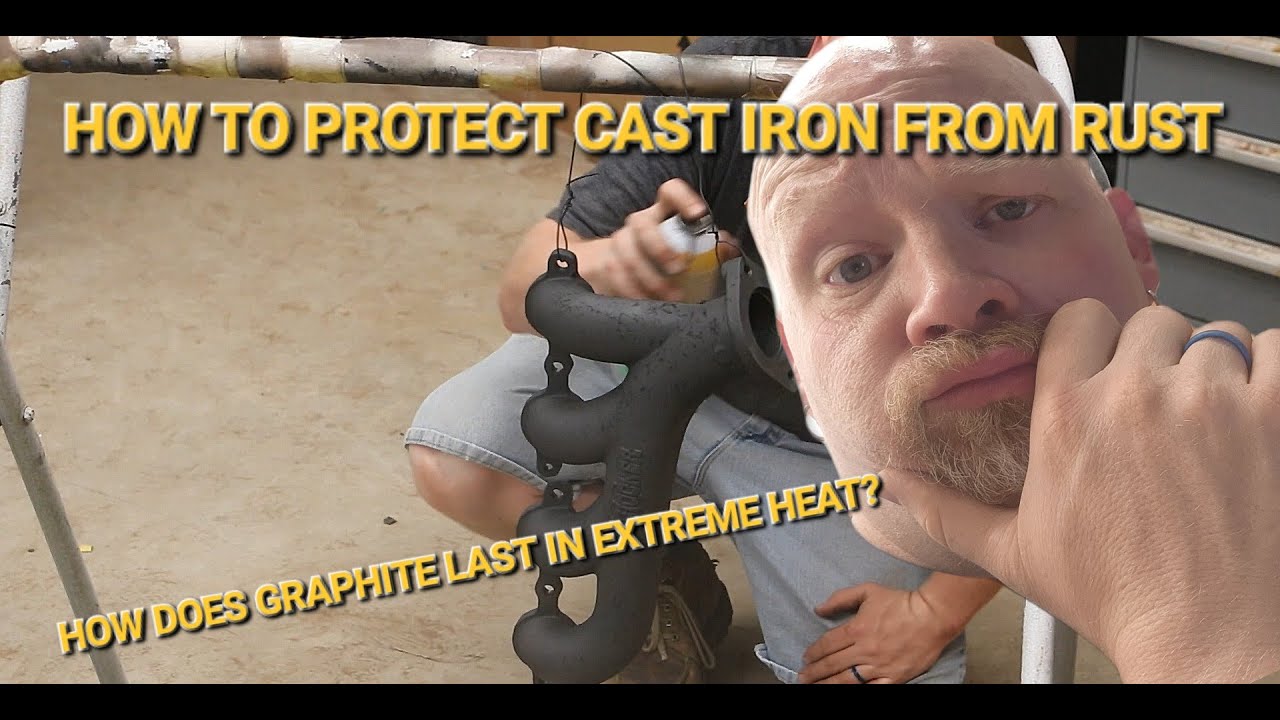 Restoring and Protecting Cast Iron Exhaust Manifolds From Rust with Spray Graphite