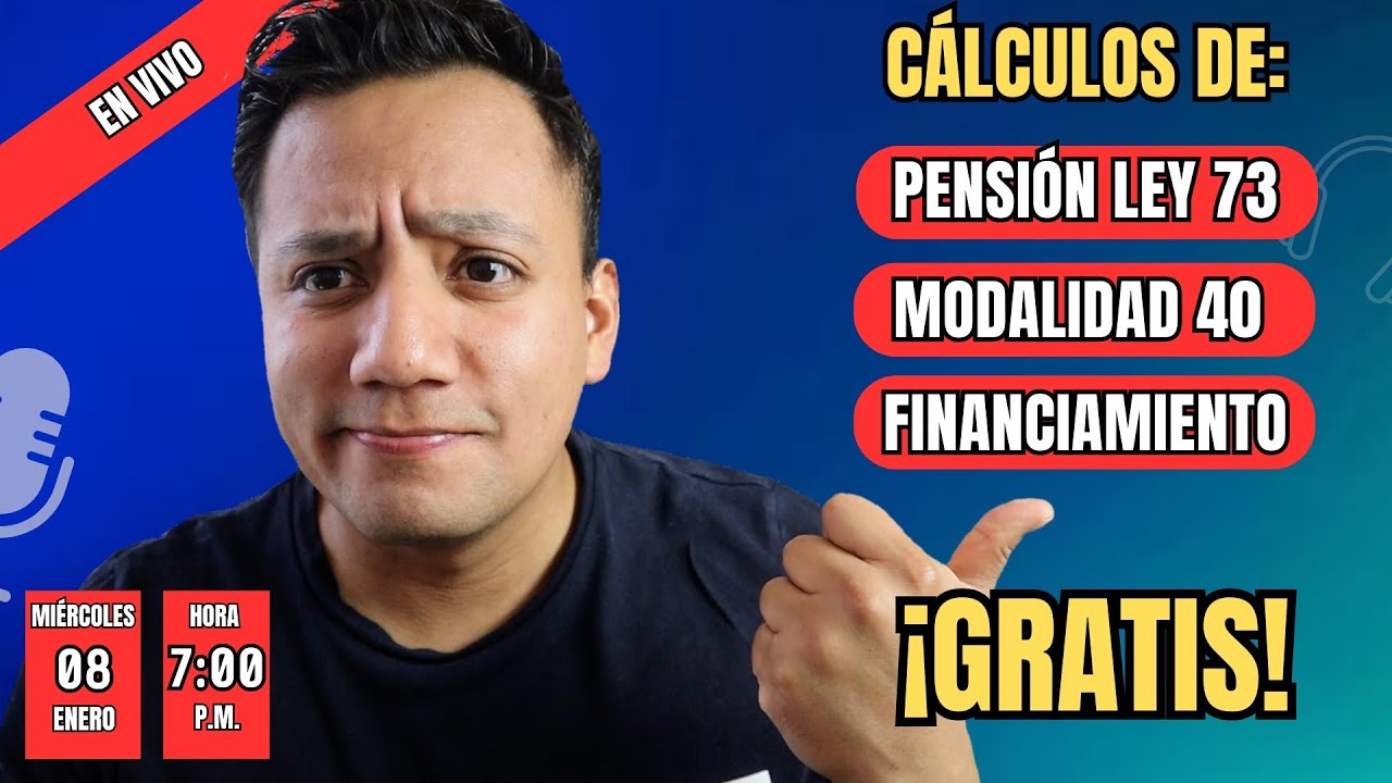 Qué Pensión Te Corresponde con tus Semanas Cotizadas | Ley 73 + Modalidad 40 IMSS