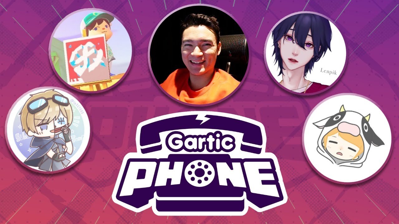 【Gartic　Phone】お絵かき伝言ゲーム。仏、れんぴき、ゆりな、JUMP、あつやん、らり、おもらし　くままむ
