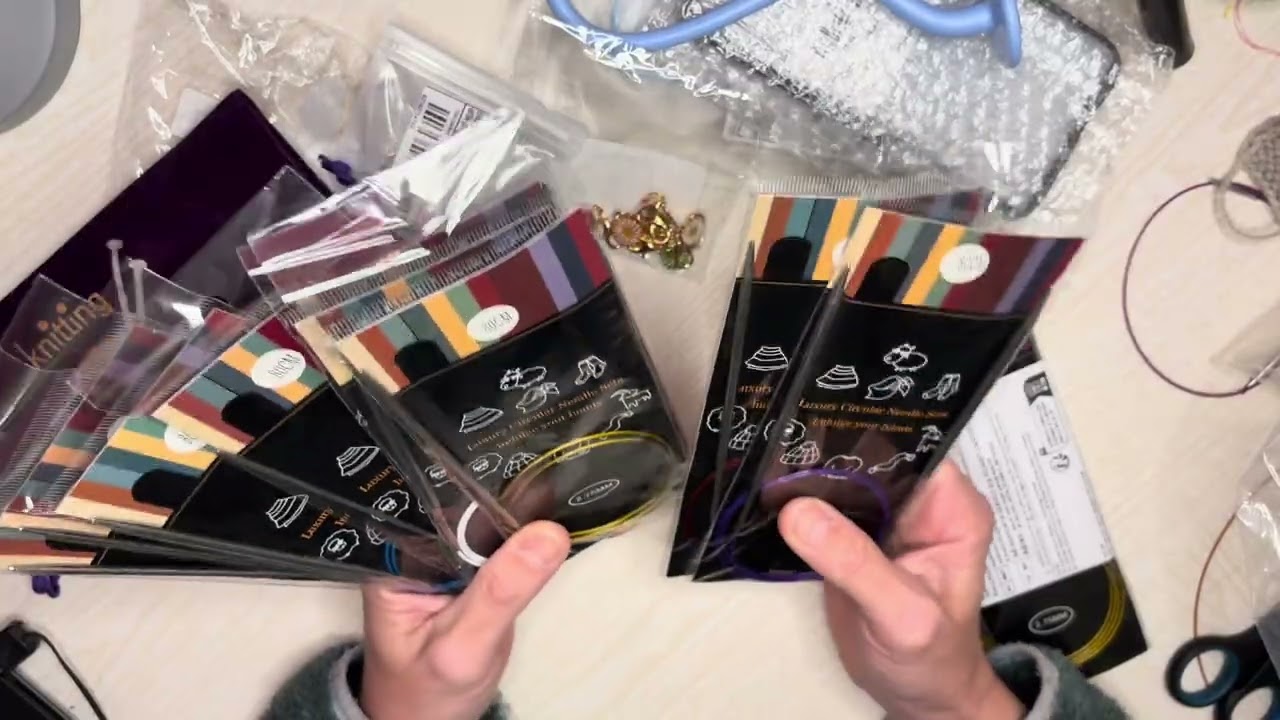Unboxing Temu. Ferri circolari fissi e qualche gadget