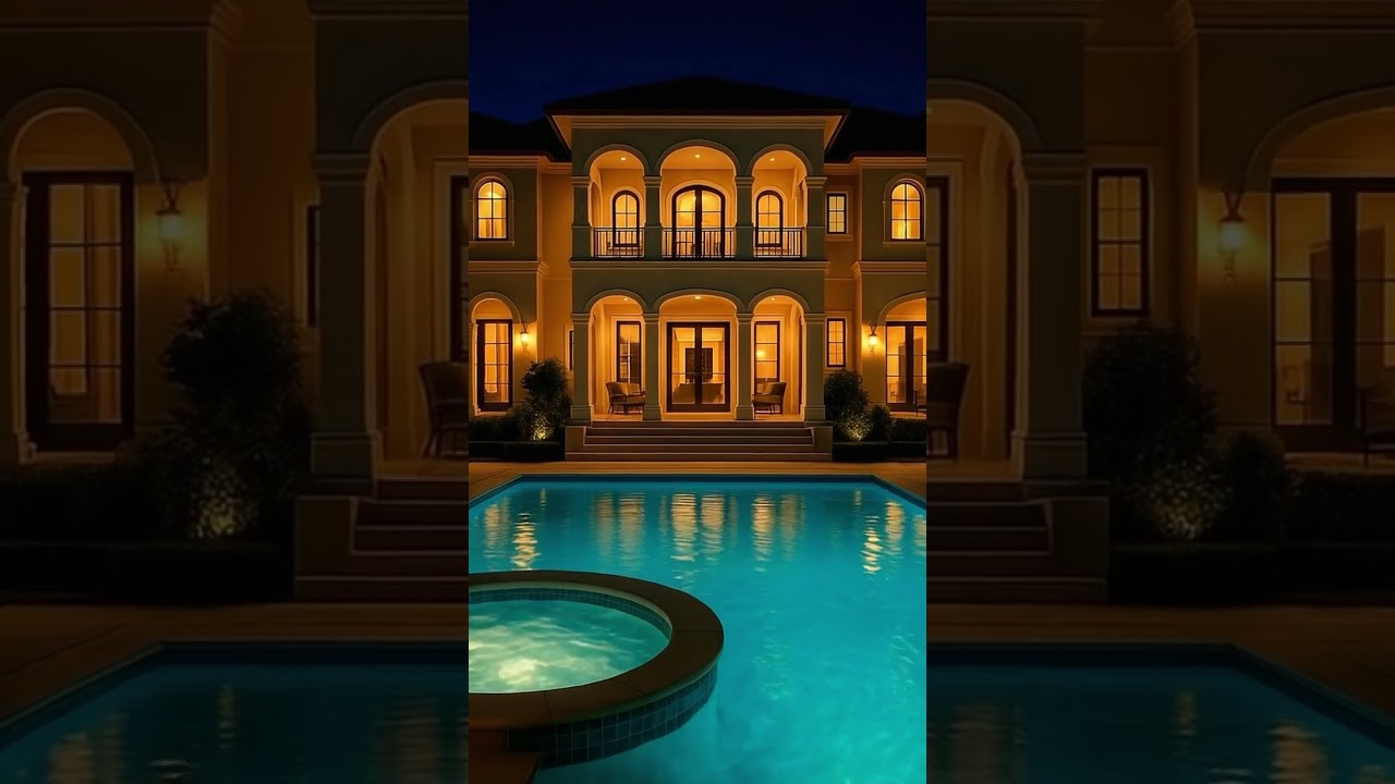 &ldquo;Luxury Mansion at Midnight 🌙💦&rdquo; #shorts