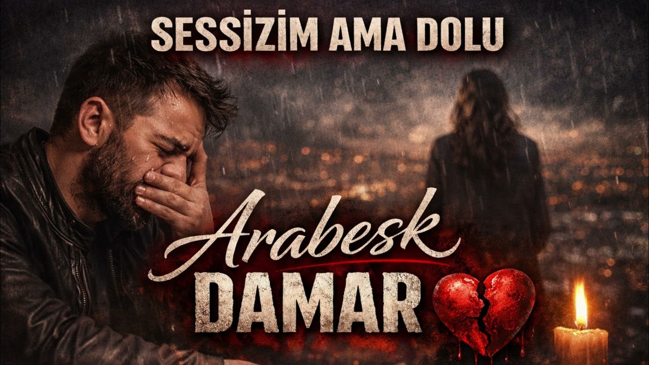 SESSİZİM AMA DOLU | Hüzünlü arabesk, damar arabesk, ayrılık şarkıları