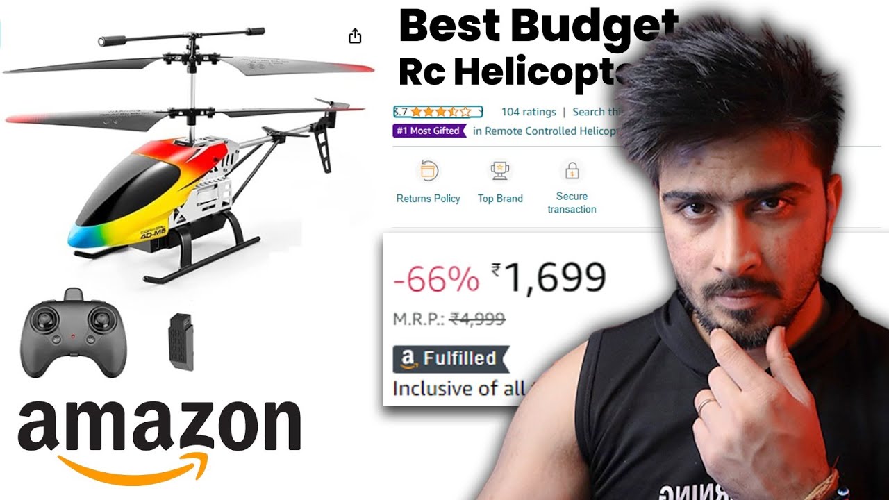 I Bought Best Budget Rc Helicopter From Amazon | 100 Meter Range ?