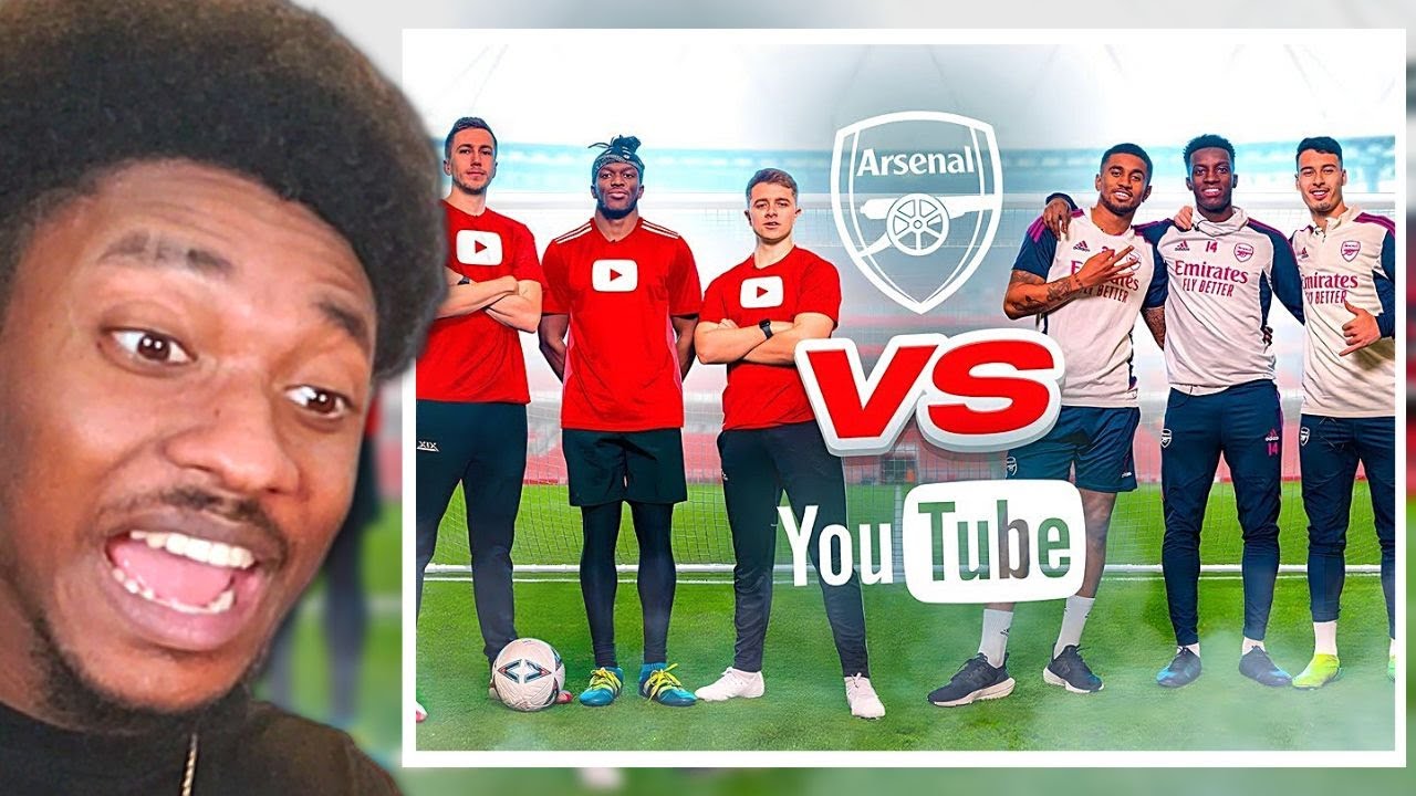 SIDEMEN VS ARSENAL FOOTBALLERS REACTION!