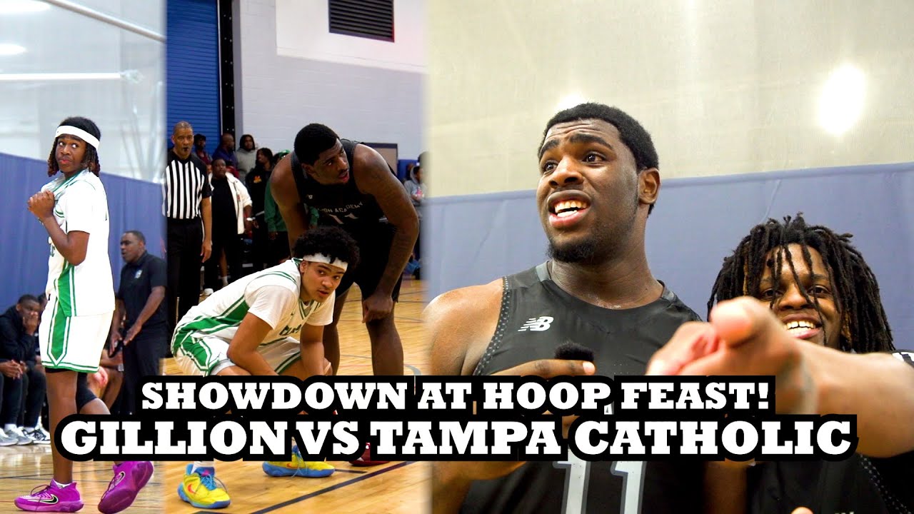 SHOWDOWN AT HOOP FEAST! GILLION ACADEMY VS TAMPA CATHOLIC! OVERTIME THRILLER!!!