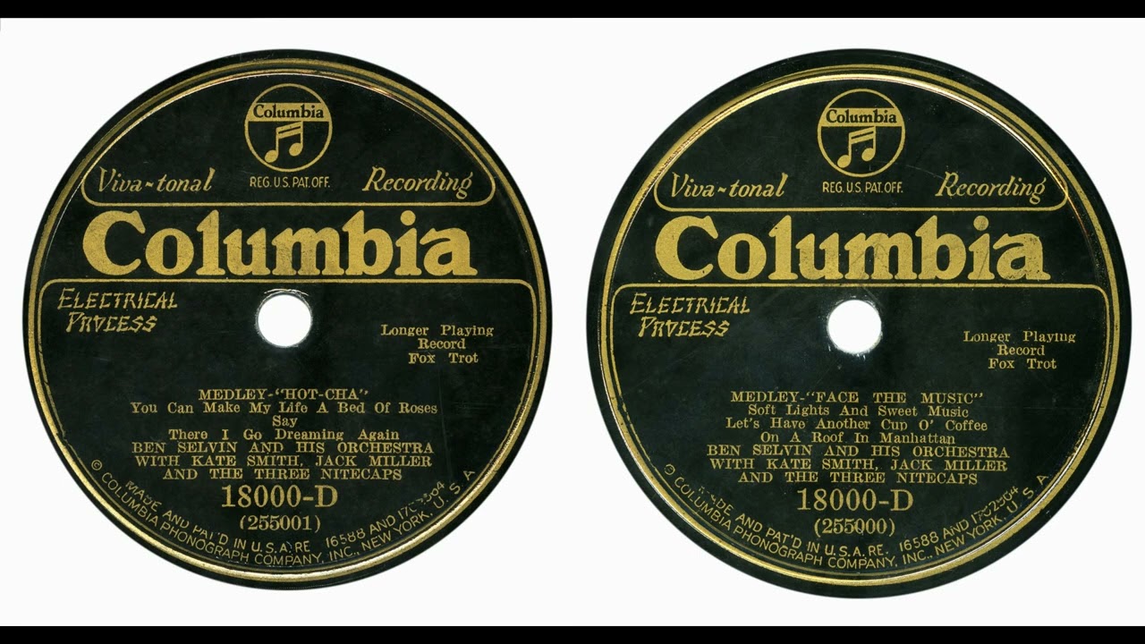 Columbia Longer Playing 78rpm with Kate Smith and more!