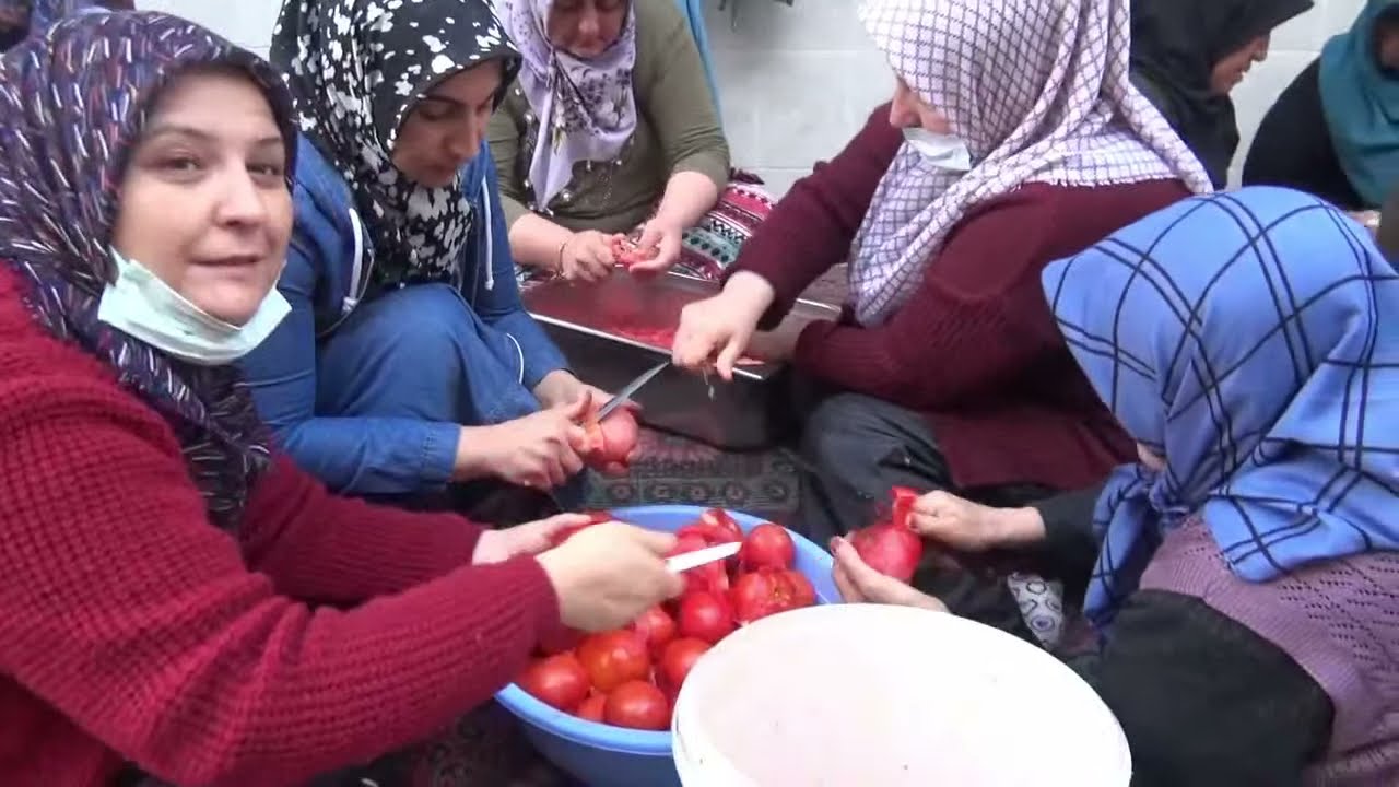 Doğan Kuzu nun düğün yemeği hazırlığı