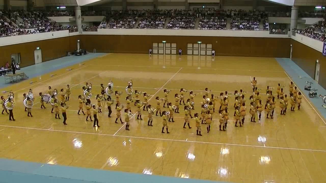 第３１回　京都府マーチングコンテスト　20180909　既定の部　橘高校　正面から向かって右サイドから撮影