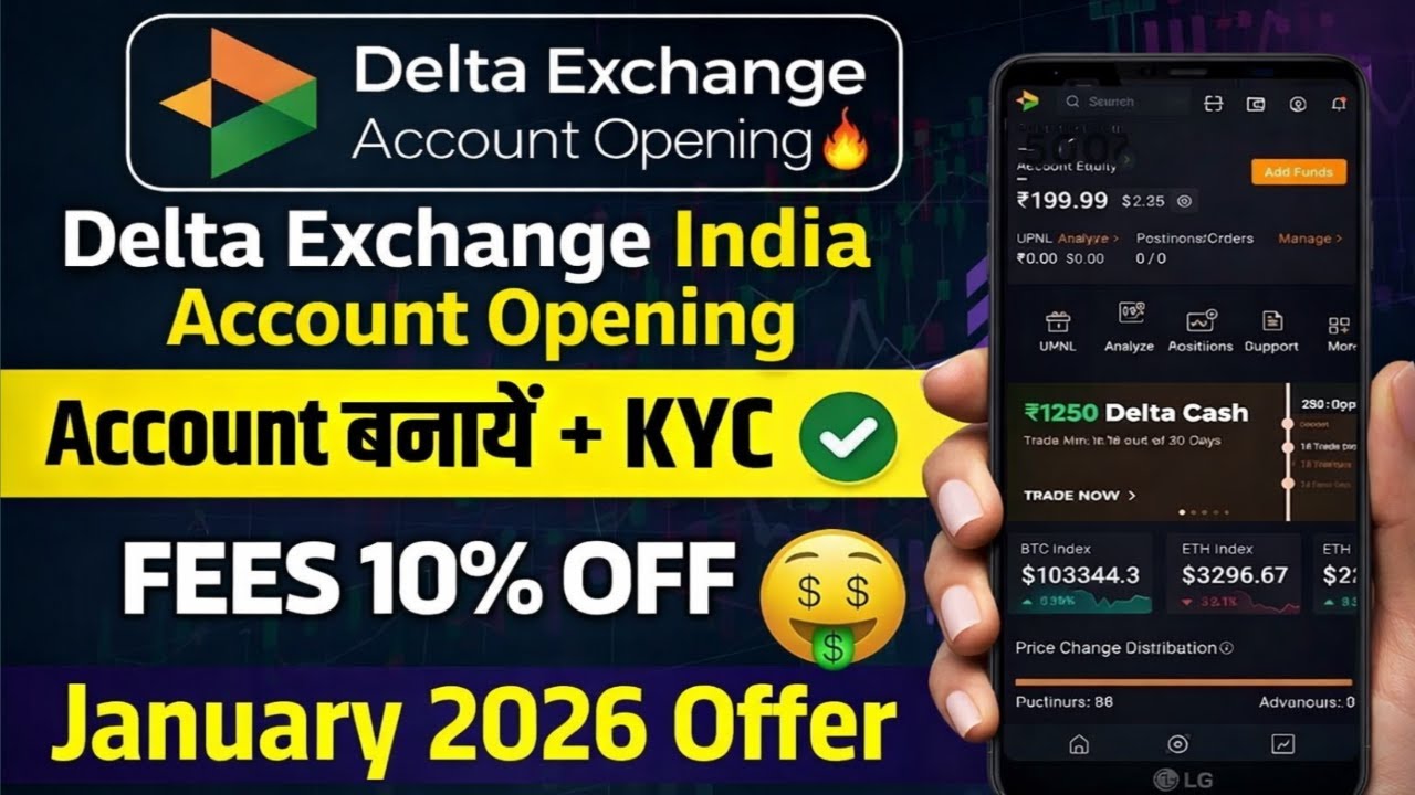 Delta Exchange India Account Opening 🔥 Full Process (2026) | Best Crypto Trading App
