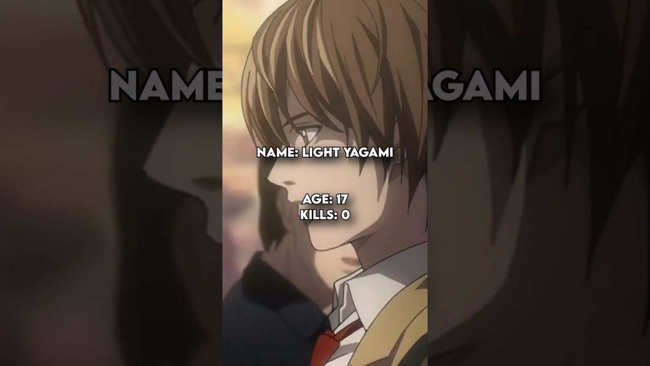 Light Yagami Evolution #shorts #anime