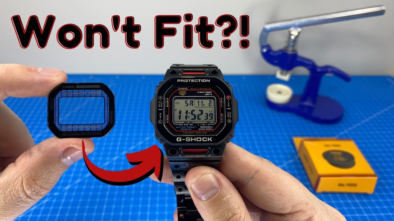 ⌚ G-Shock Lens Upgrade Installation Attempt 🔨