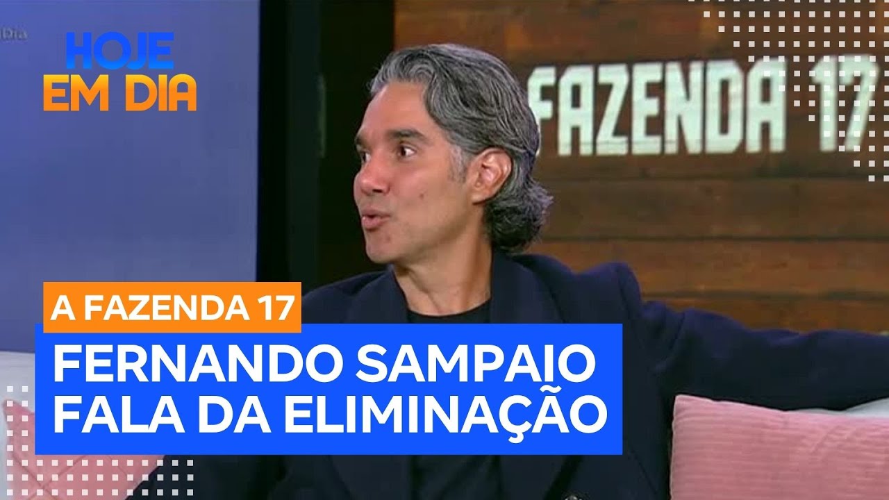 Fernando Sampaio fala de eliminação e analisa sua participação em A Fazenda 17