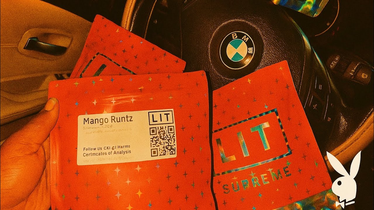 Trying Lit Farms Mango Runtz Supreme &ndash; Exotic THCA Review & First Impressions!🍬#thcareview #litfarms