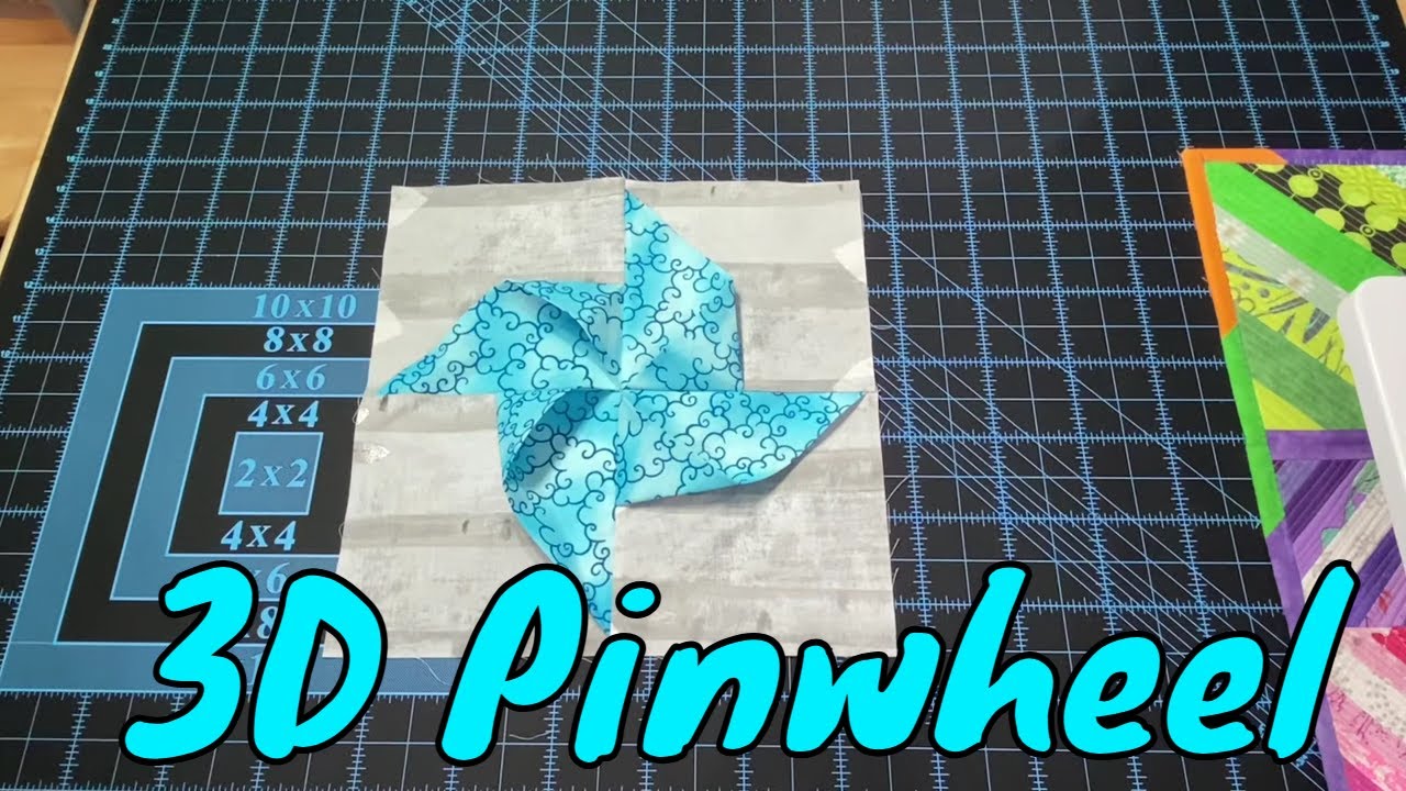 3D Pinwheel Quilt Block