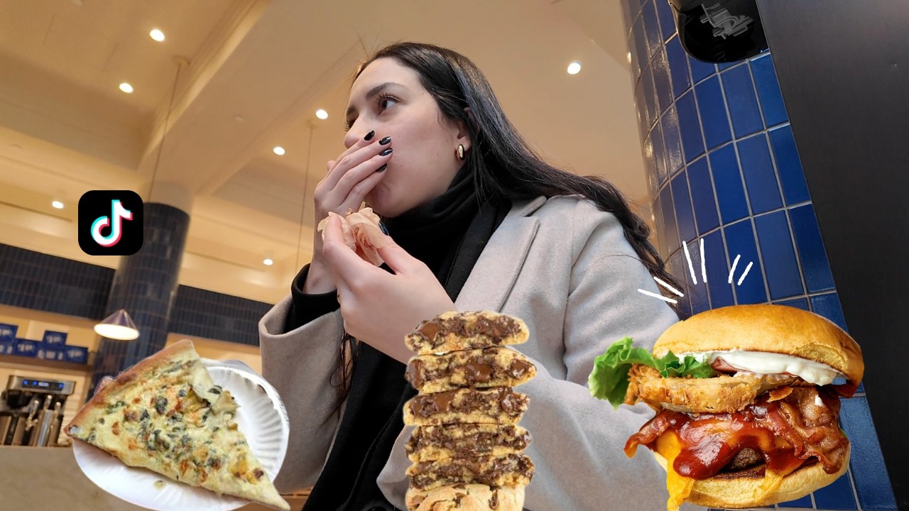 EXPERIMENTANDO COMIDAS VIRAIS DO TIKTOK EM NOVA YORK