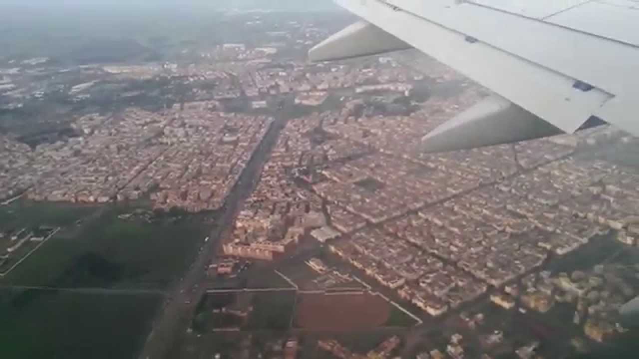 Landing Casablanca Airport 2015 (New Video)
