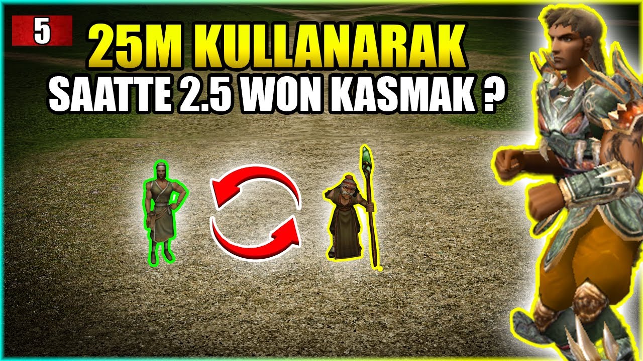 25 M KULLANARAK 2.5WON KASMAK ? l Epsiz Yardımsız Savaşçı #5 l Metin2 TR Ruby