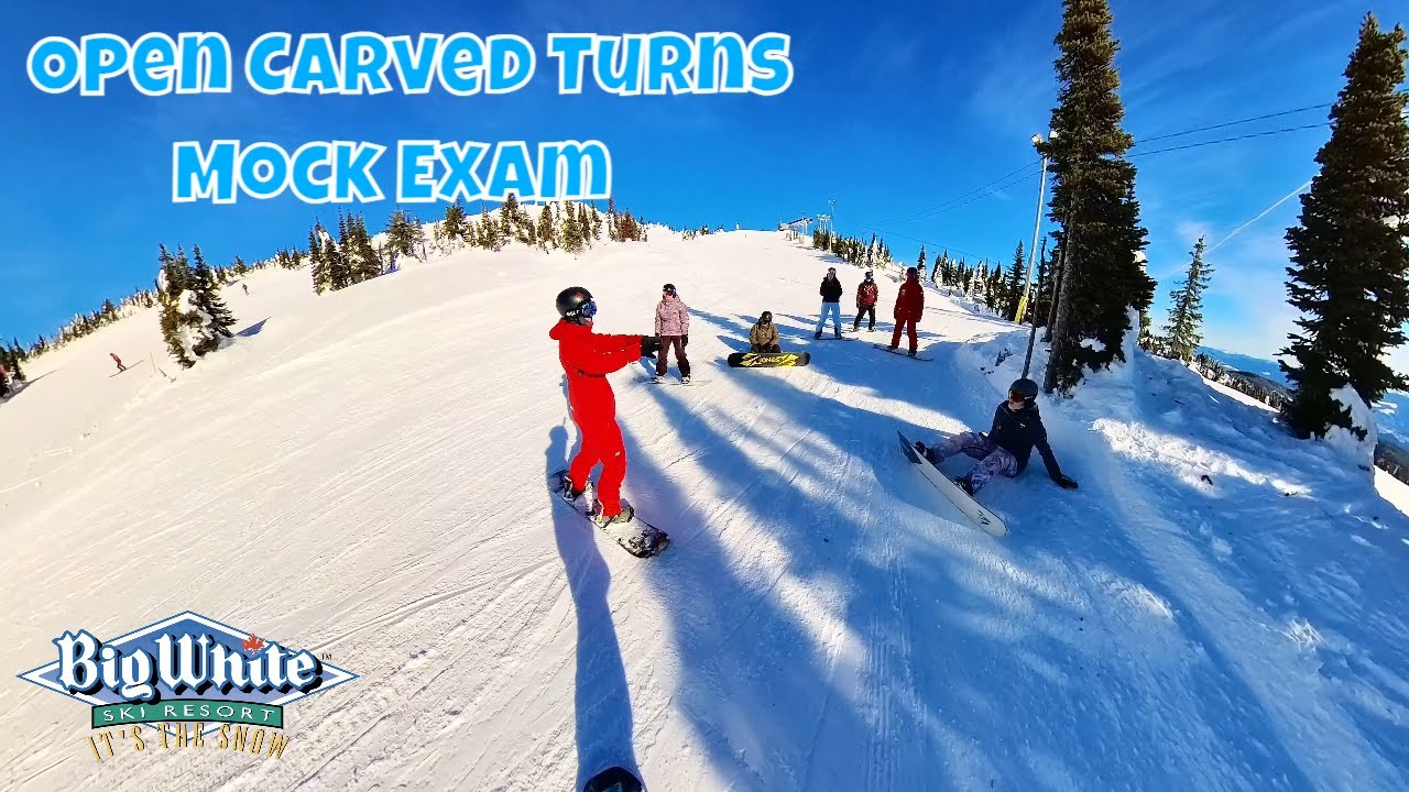 Open Carved Turns Mock Exam For Level 1