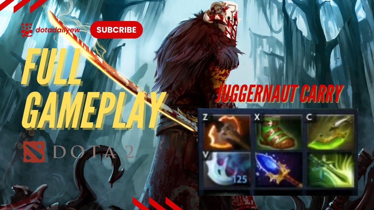 FULL GAME JUGGERNAUT CARRY DOTA 2 patch 7.40c