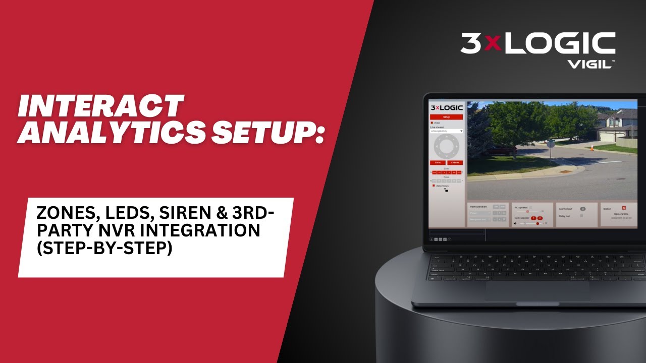 InterACT Analytics Setup: Zones, LEDs, Siren & 3rd-Party NVR Integration (Step-by-Step)