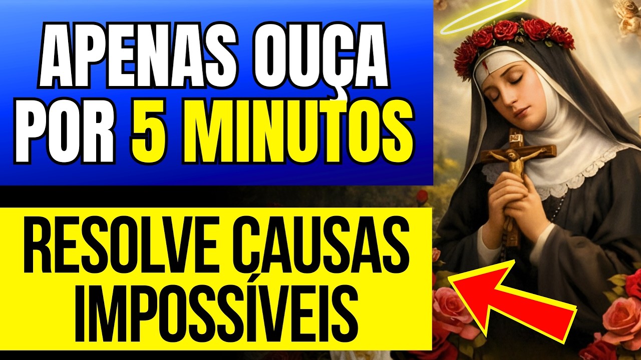 ORAÇÃO INFALÍVEL PARA MOMENTO DE DESEESPERO COM SANTA RITA DE CÁSSIA! RECEBA LOGO O MILAGRE!