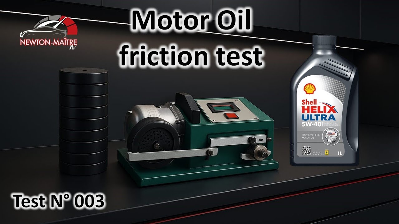 Test Friction Huile Moteur n°3: Shell 🟨🟥Helix Ultra⬛️5W40 A3/B4:L'huile qui provient du Gaz Naturel