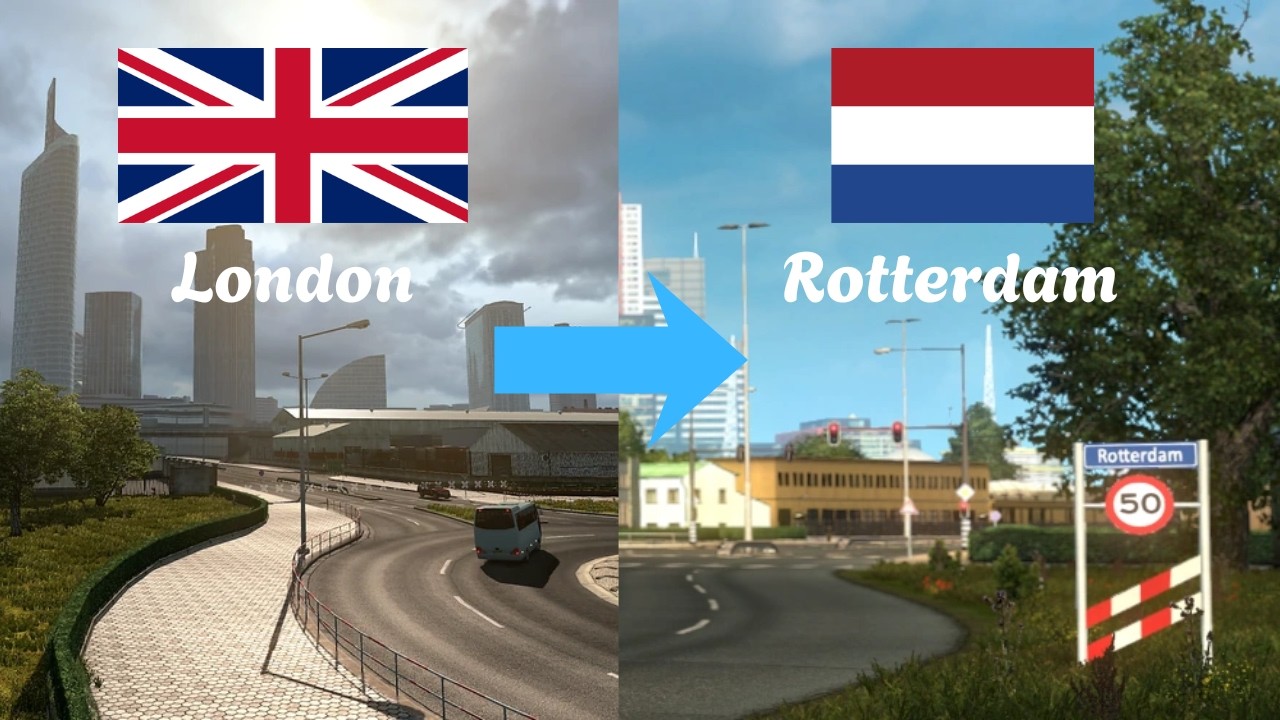 London To Rotterdam | ETS2 Roadtrip
