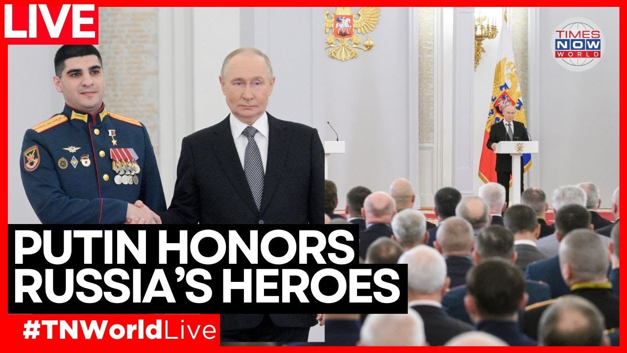 Putin Kremlin Awards LIVE | Full Ceremony: President Putin's State Awards Presentation | TN WORLD